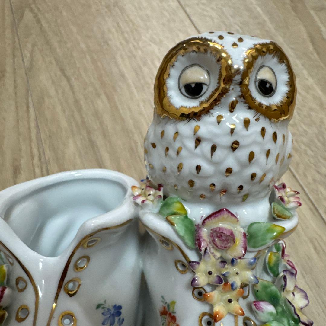 ROYAL ARDEN ロイヤルアーデン ふくろう×ブーツ 置物 - メルカリ