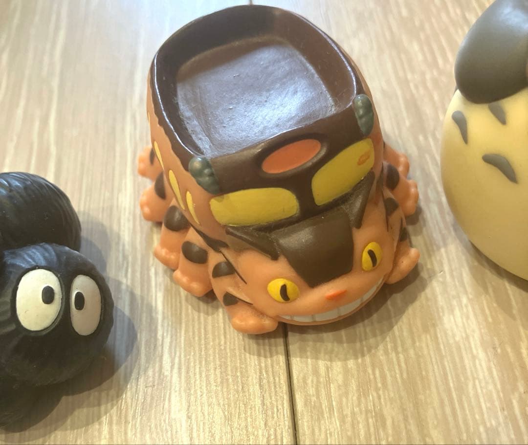 ジブリ 指人形 フィギュア となりのトトロ ネコバス トトロ まっくろ