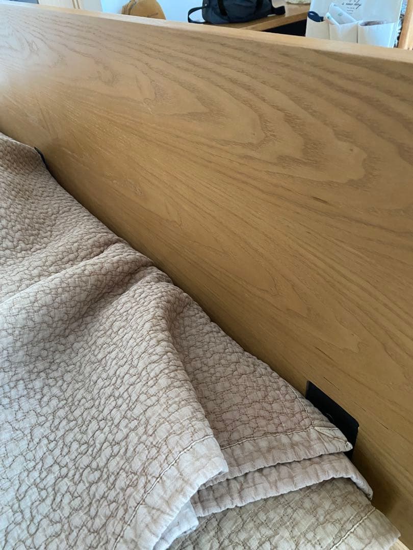 処分前値引き★無印良品★ソファベッド　ソファ背もたれのみ