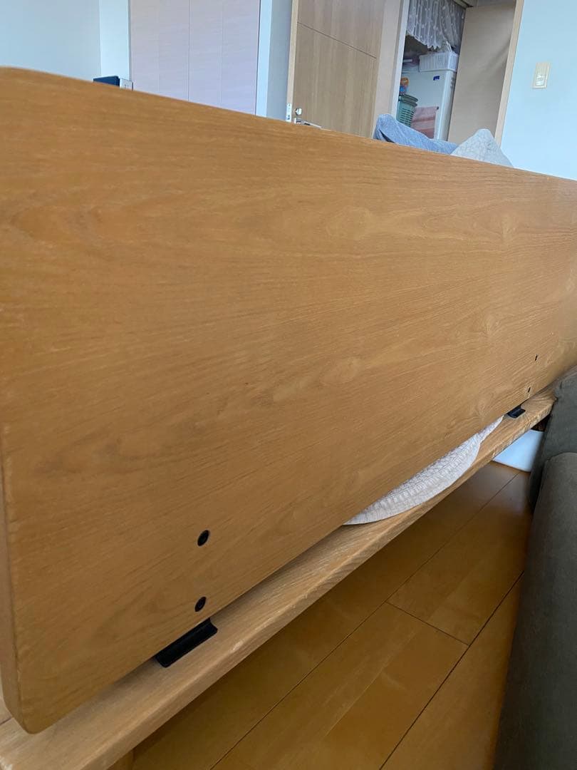 処分前値引き★無印良品★ソファベッド　ソファ背もたれのみ