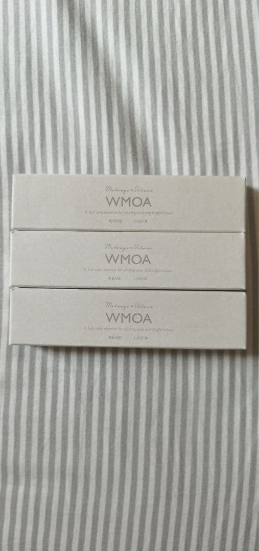 WMOA まつ毛美容液ウモア まつげデラックス ダブルエンドタイプ3本セット