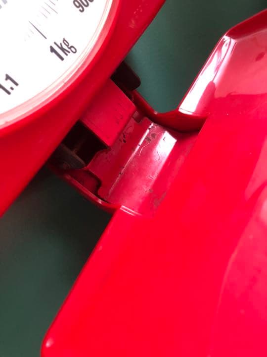 希少 レア キッチンスケール レトロポップ 壁掛け はかり 昭和レトロ