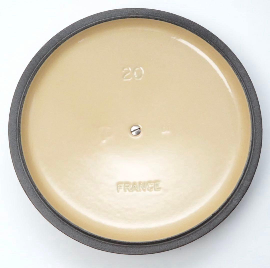 【美品】LE CREUSET　ココット ロンド チェスナット　20cm