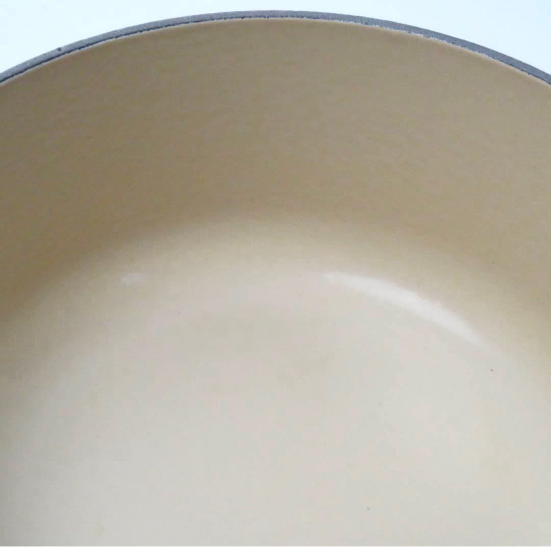 【美品】LE CREUSET　ココット ロンド チェスナット　20cm