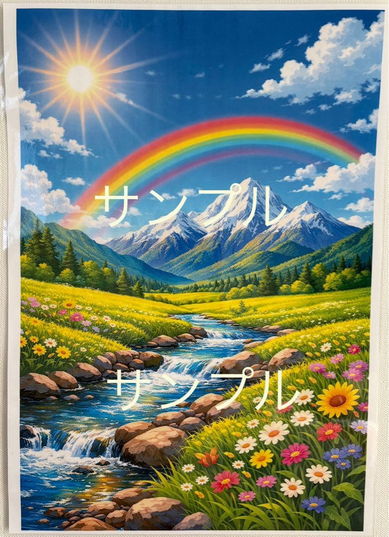 絵画　自然の風景　A3サイズ