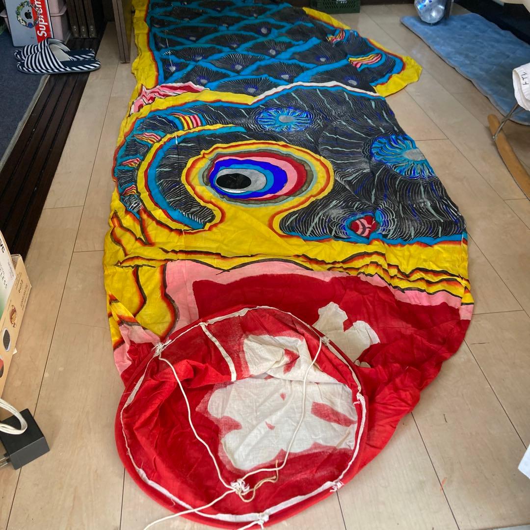 Europe 日本 VINTAGE JAPAN 鯉 OLD 鯉幟 錦鯉