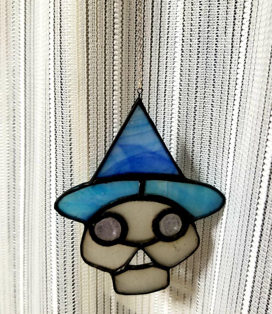 ステンドグラス　ハロウィンモチーフのモビール(バラ売りも可)