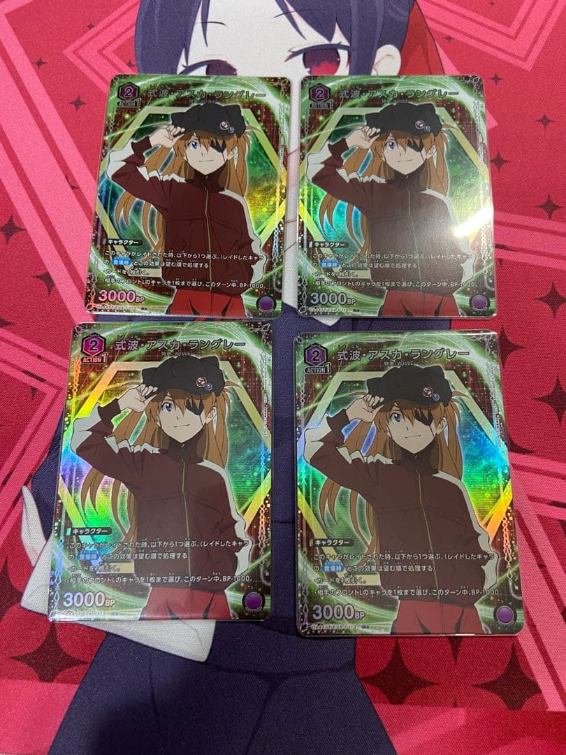 エヴァンゲリオン　アスカ　マリ　WILLE デッキ　調整パーツ　パラレル