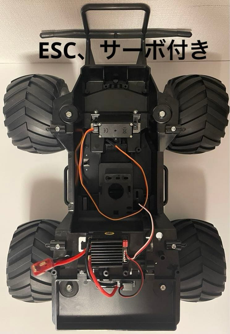 新品】タミヤ ランチボックス ブラックエディション ESC、サーボ付き