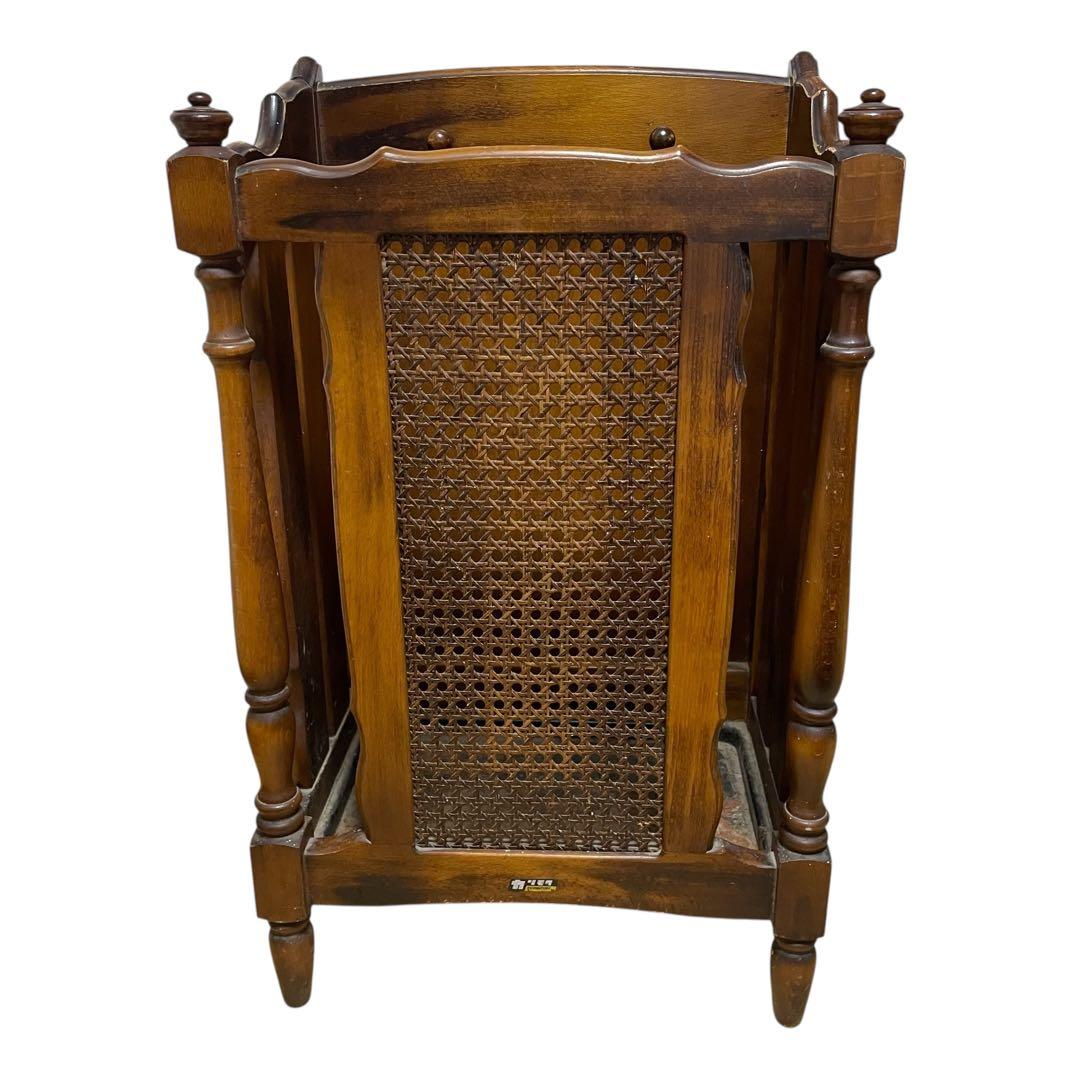 カリモク家具 karimoku コロニアル アンブレラスタンド 傘立て 籐張り