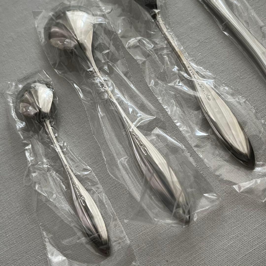 ●未使用品 燕振興 ミラノモダン 18-12ステンレス カトラリー スプーン