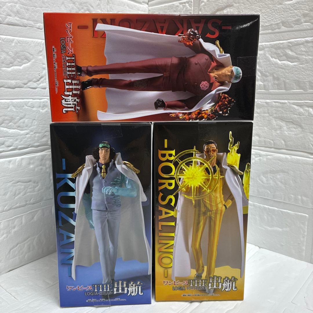 3個セット】ONE PIECE THE出航 海軍三大将 フィギュアセット - メルカリ