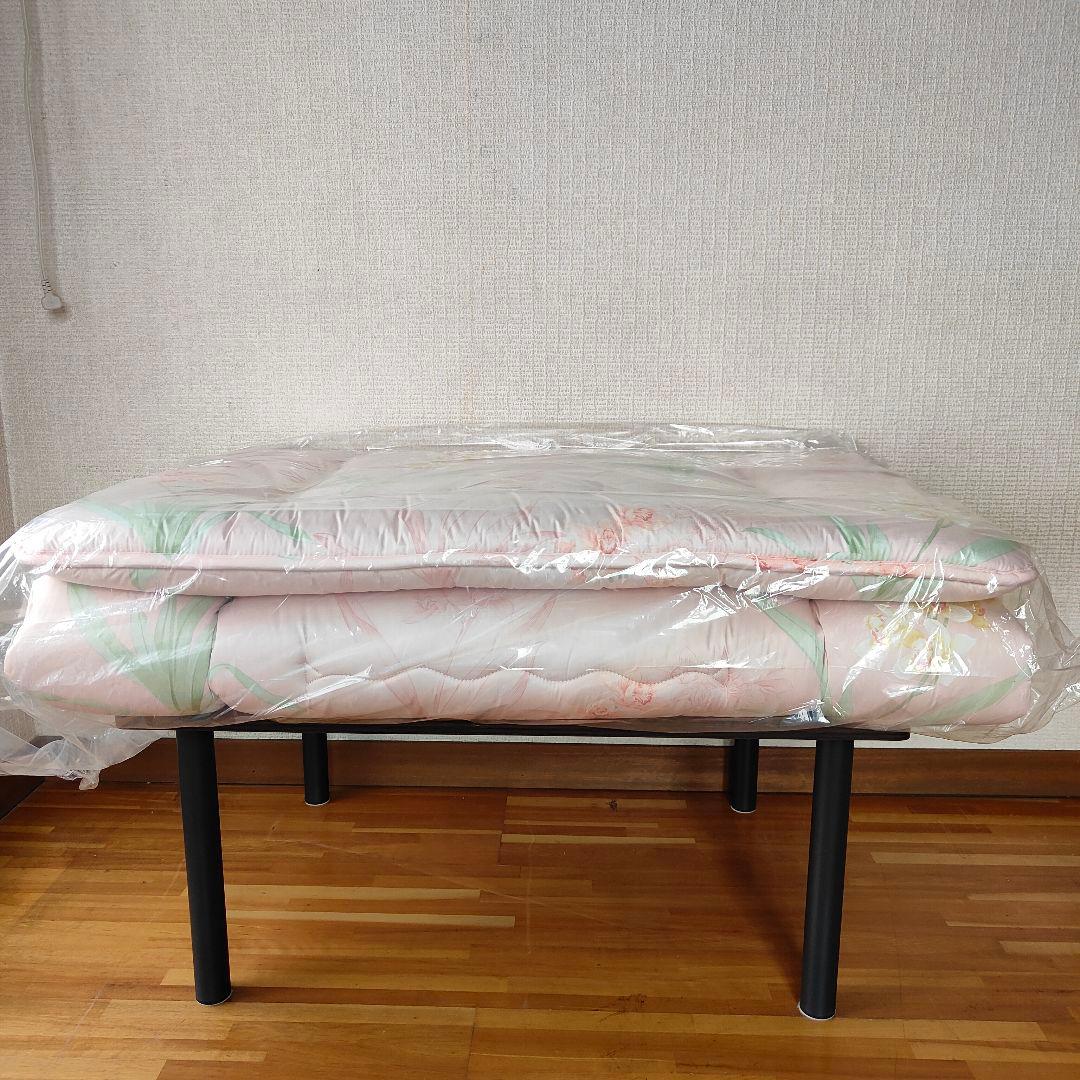 羊毛 キャメル混 硬綿 敷布団 シングル