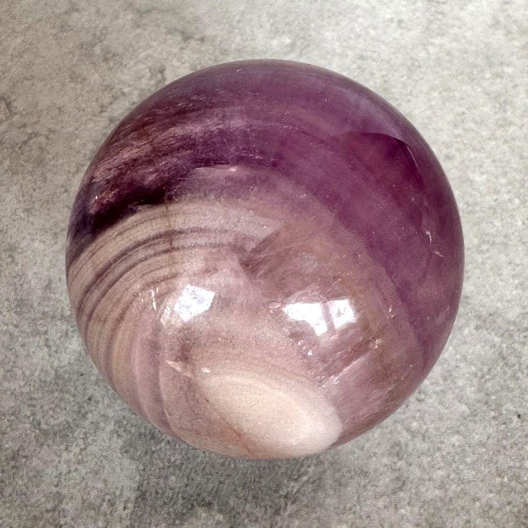 シルキーフローライト　スフィア　約58mm