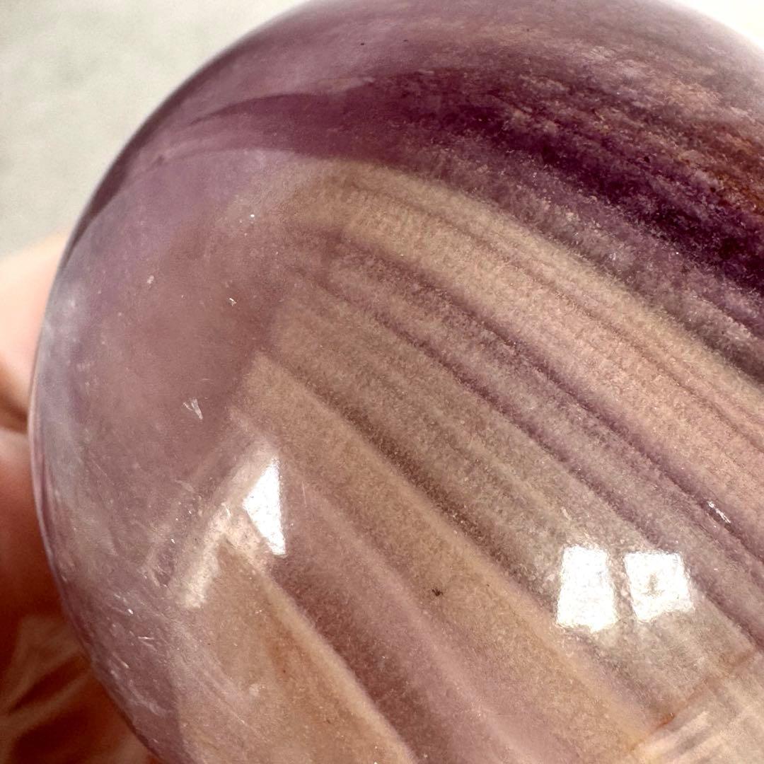 シルキーフローライト　スフィア　約58mm