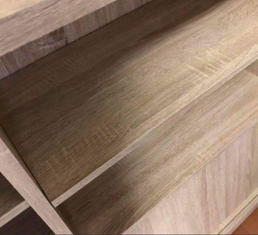 おしゃれなフラップ扉付き本棚｜完成品・大容量収納・ディスプレイラック