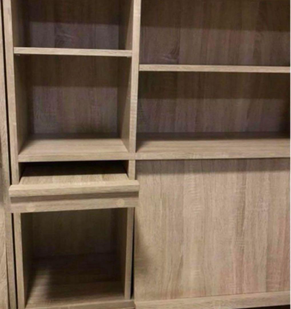 おしゃれなフラップ扉付き本棚｜完成品・大容量収納・ディスプレイラック