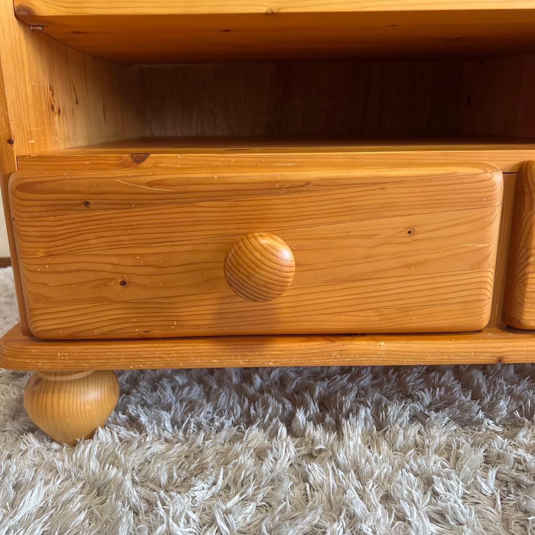 カントリー調 パイン材 テレビ台 ローボード テレビボード リビング