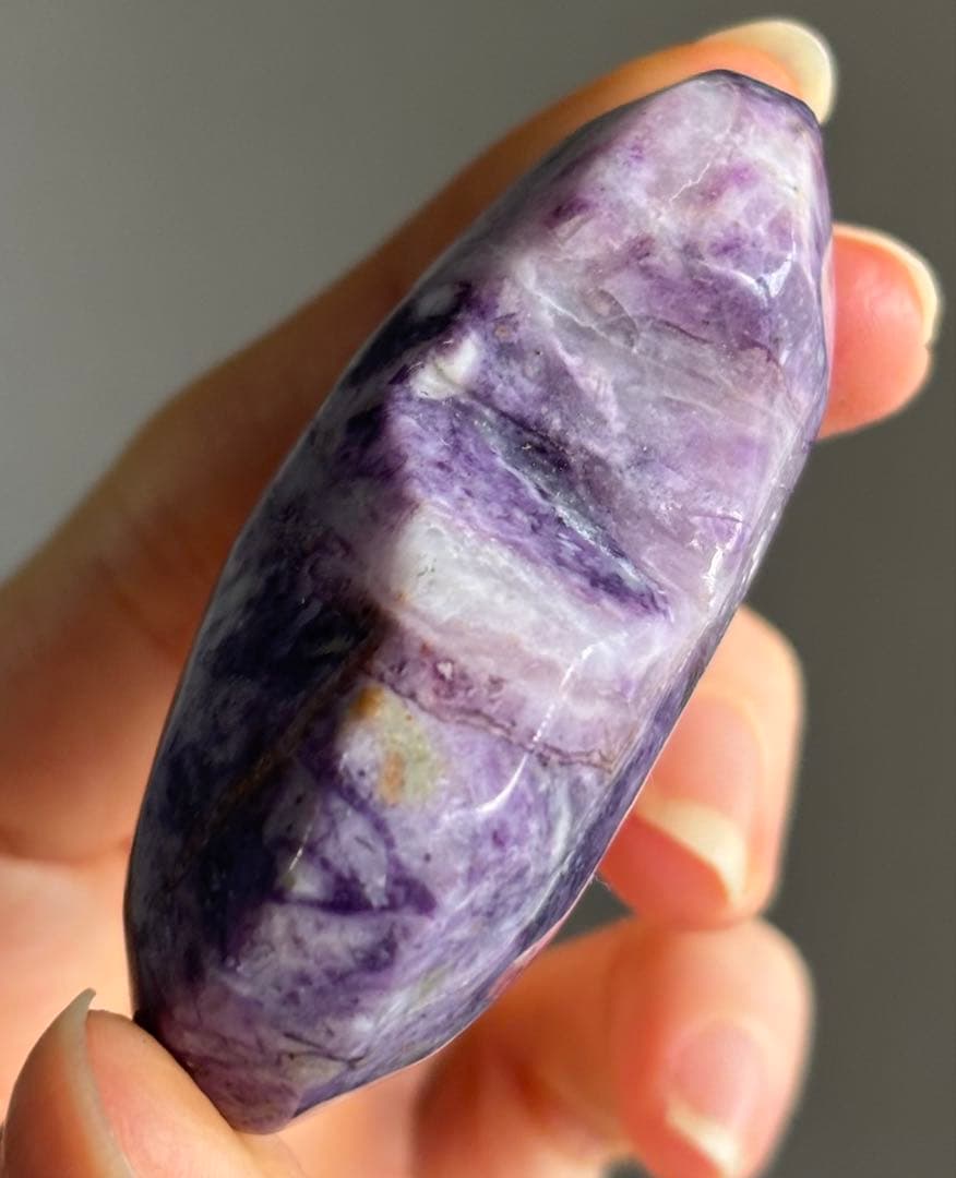 あ〜きゃん♬様　ラスト　高品質　ティファニーストーン　大きめハート　握り石