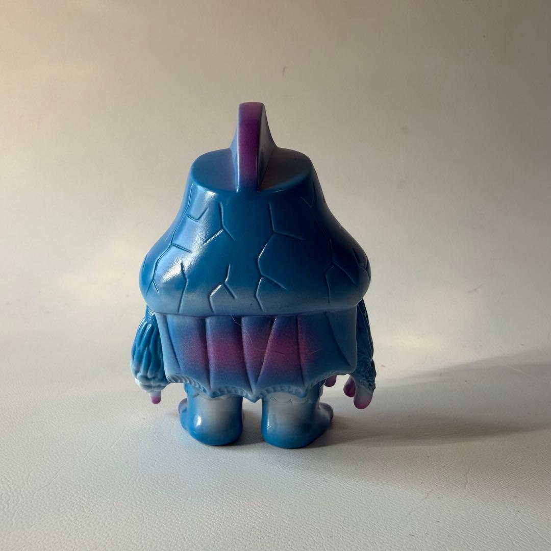 リアルヘッド　ミュータントビガロ　ミニ　ソフビ　フィギュア　青