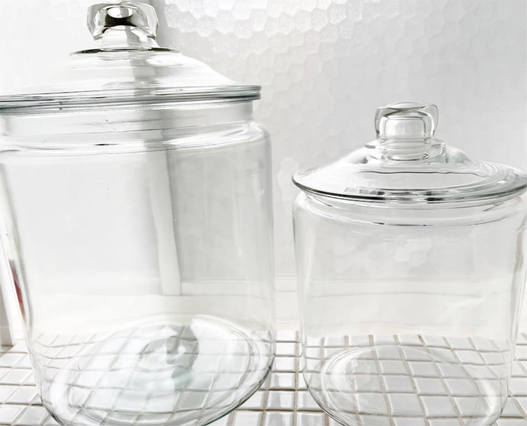 希少　ヴィンテージ　アンカーホッキングガラスジャー　特大