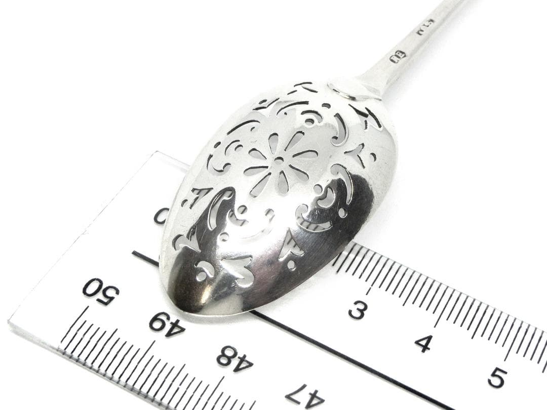 【イギリスアンティーク】モノグラム無し美品 モートスプーン　レア物③