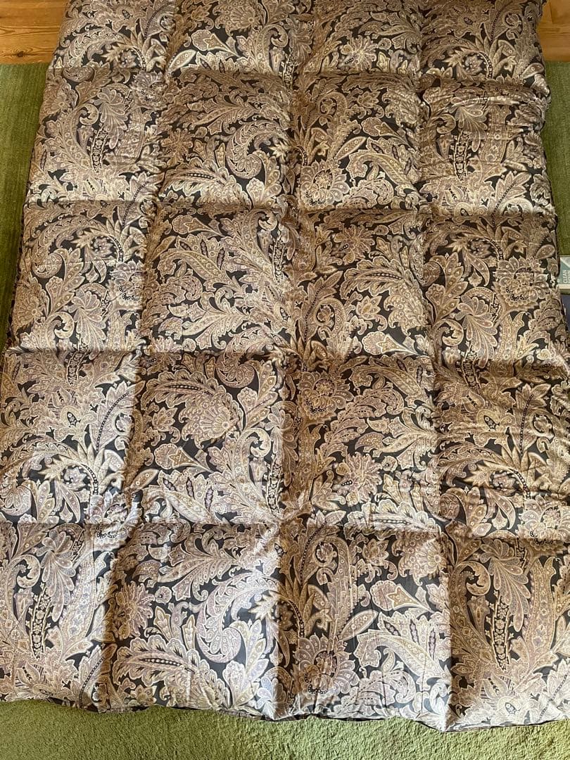 新品【羽毛布団(ポーランド産マザーグース)】 極寒地仕様　1.3kg ブルー