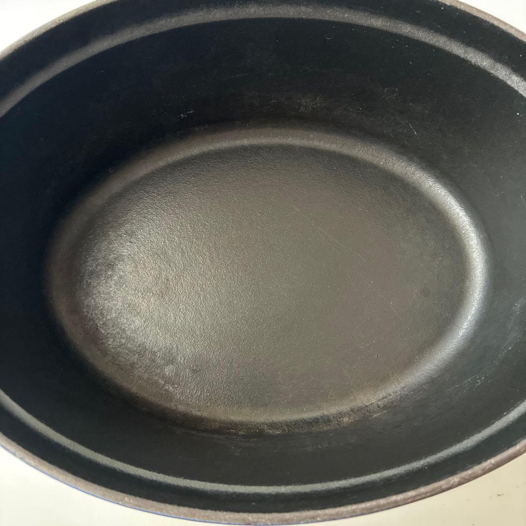 STAUB LA COCOTTE 青　ネイビー 鍋　オーバル　23cm