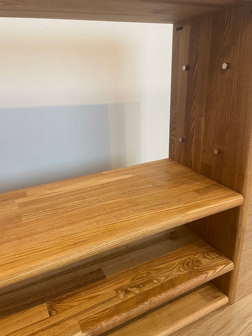 めるぱす様　オーダー　オーク無垢可変棚オイルフィニッシュ