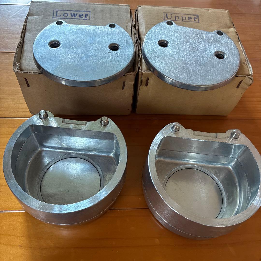 未使用★フラスコ 上顎用 下顎用セット 歯科技工用