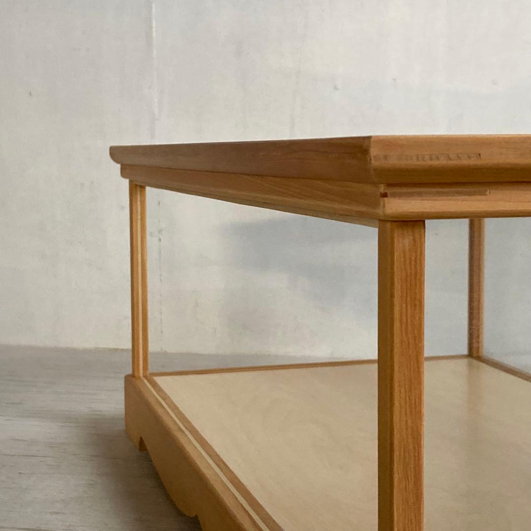 古い木製ガラスケース 横長 ショーケース オープンタイプ - メルカリ