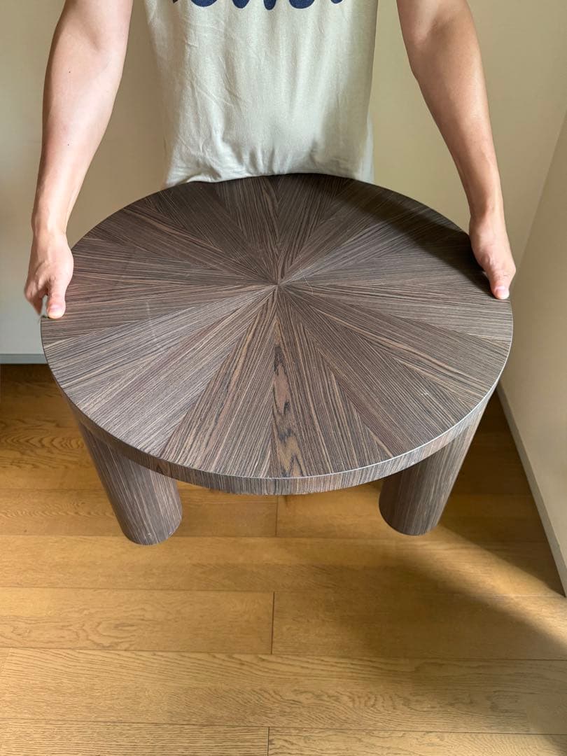 Ferm Living｜Post コーヒーテーブル（スモークドオーク） 円形