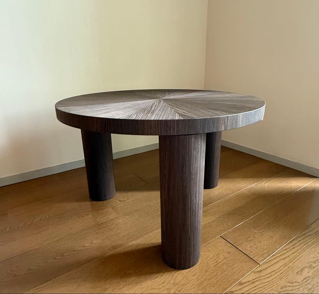 Ferm Living｜Post コーヒーテーブル（スモークドオーク） 円形