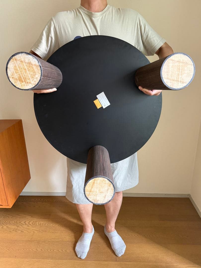 Ferm Living｜Post コーヒーテーブル（スモークドオーク） 円形