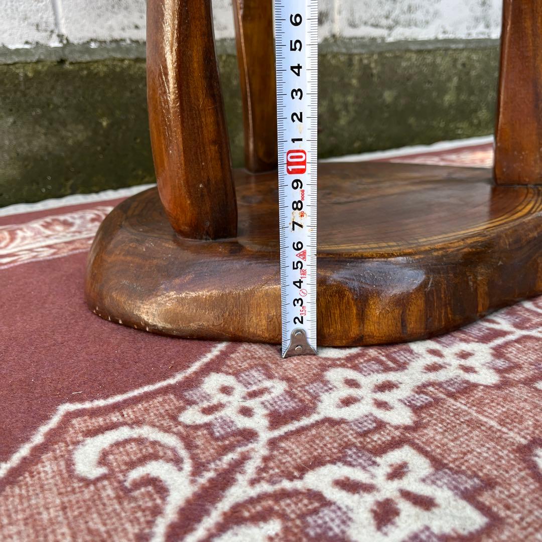 古家具ビンテージ品◾️木製家具 飾り台 ディスプレイ台 花台 木製無垢材