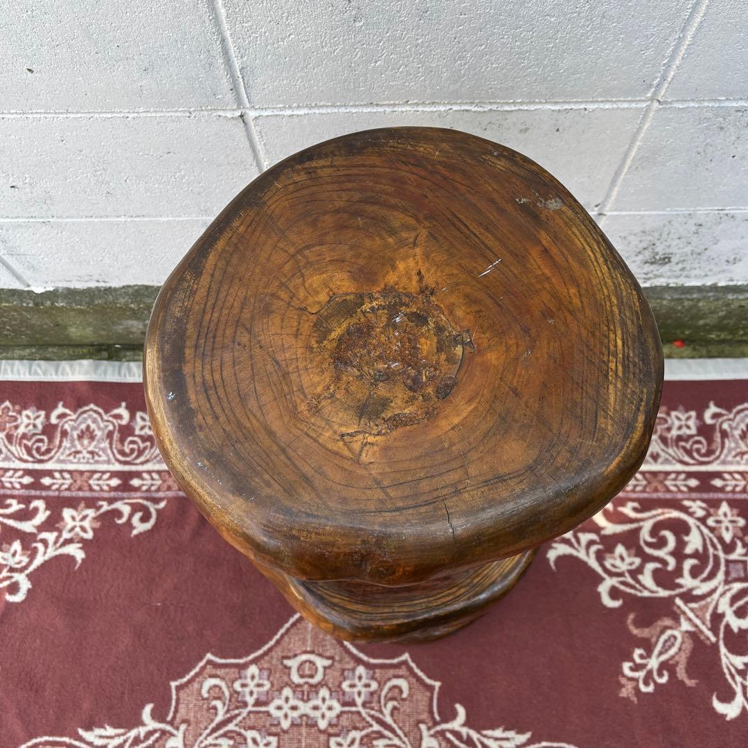 古家具ビンテージ品◾️木製家具 飾り台 ディスプレイ台 花台 木製無垢材