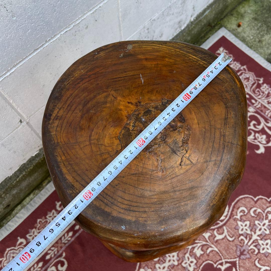 古家具ビンテージ品◾️木製家具 飾り台 ディスプレイ台 花台 木製無垢材