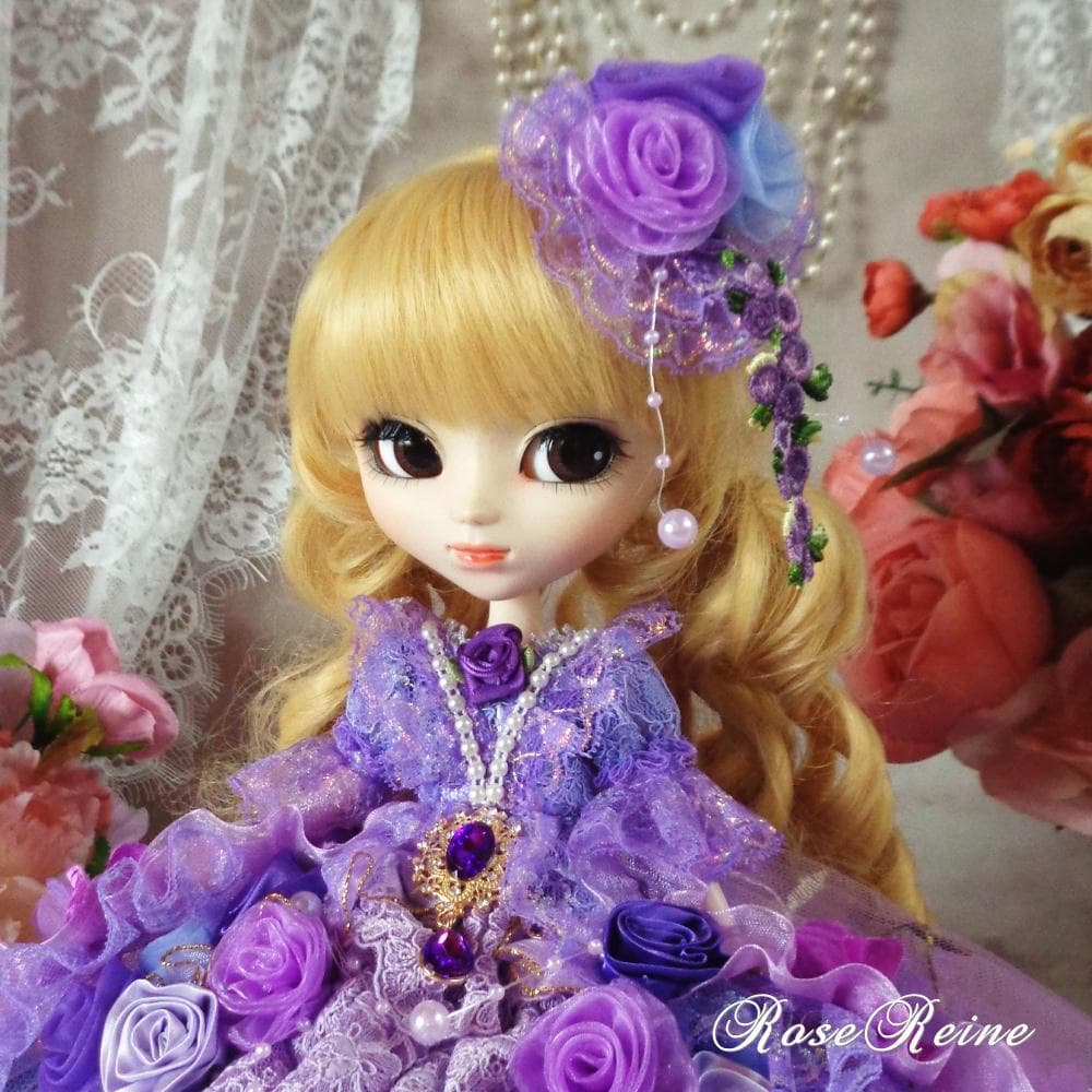K様ご予約品 アンネローゼ王妃 パープルグラデーションボリューム