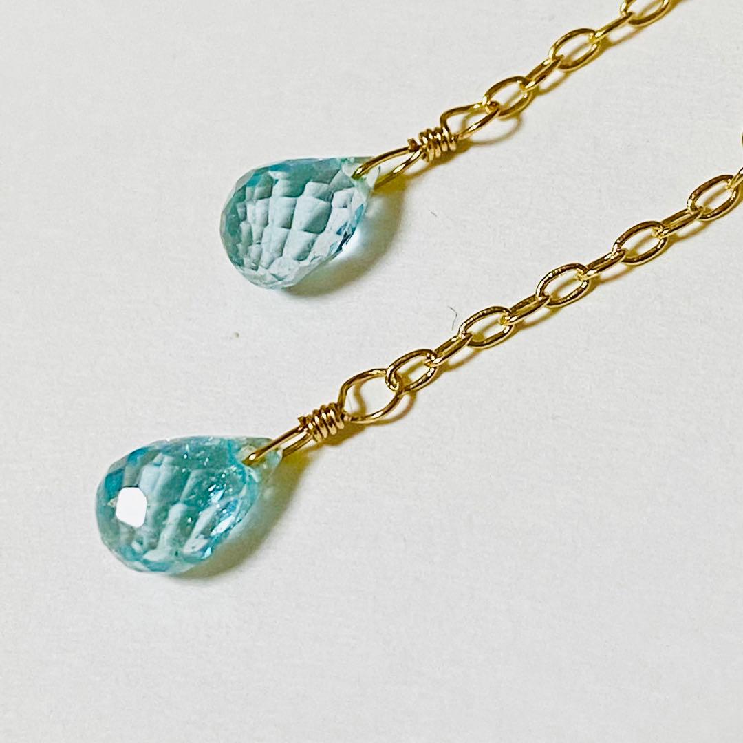 スカイブルートパーズのチャーム♡ C-650