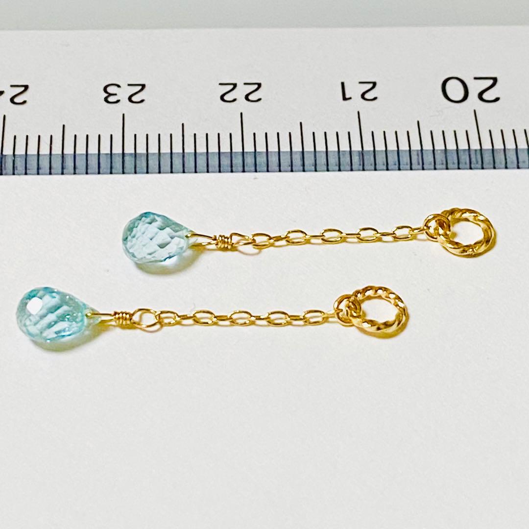 スカイブルートパーズのチャーム♡ C-650