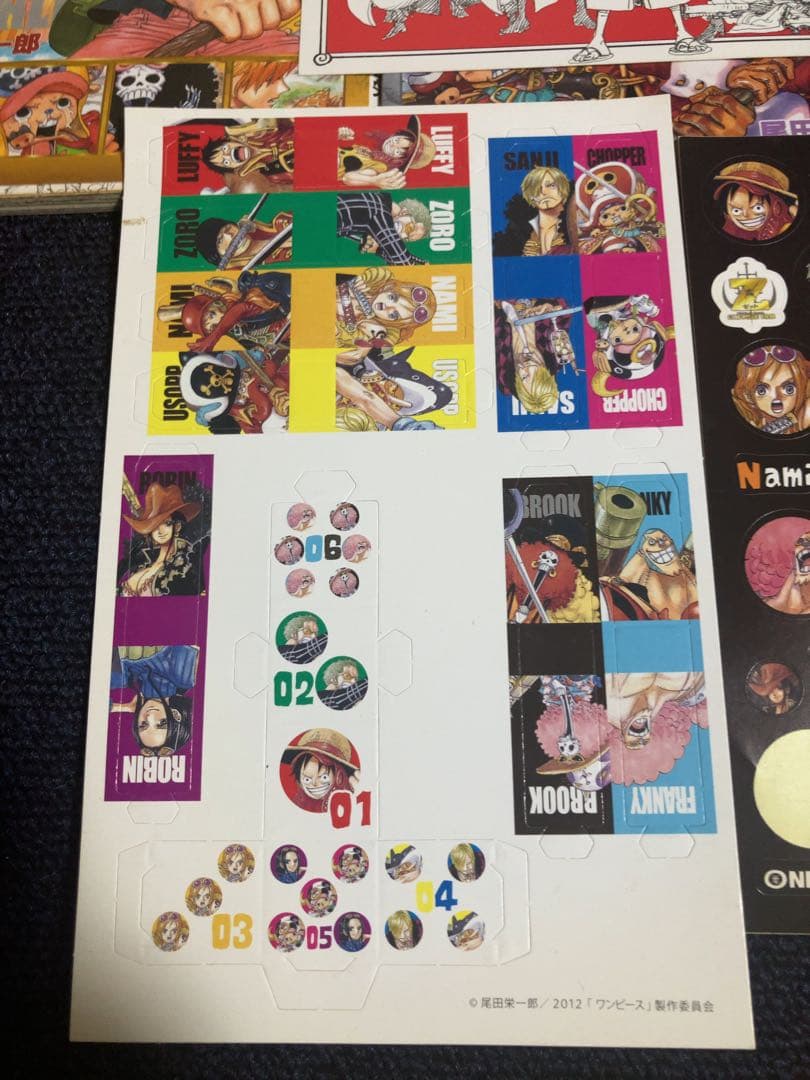 ワンピース ONE PIECE グッズまとめ売り 映画特典 非売品 冊子 シール
