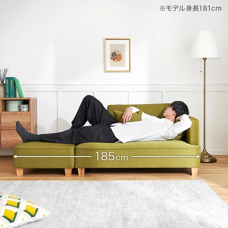 【8-10日間出荷】2人掛け コンパクトカウチソファ