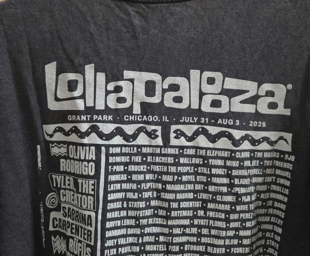 藤井風 ロラパルーザ2025 フェス Tシャツ Lサイズ