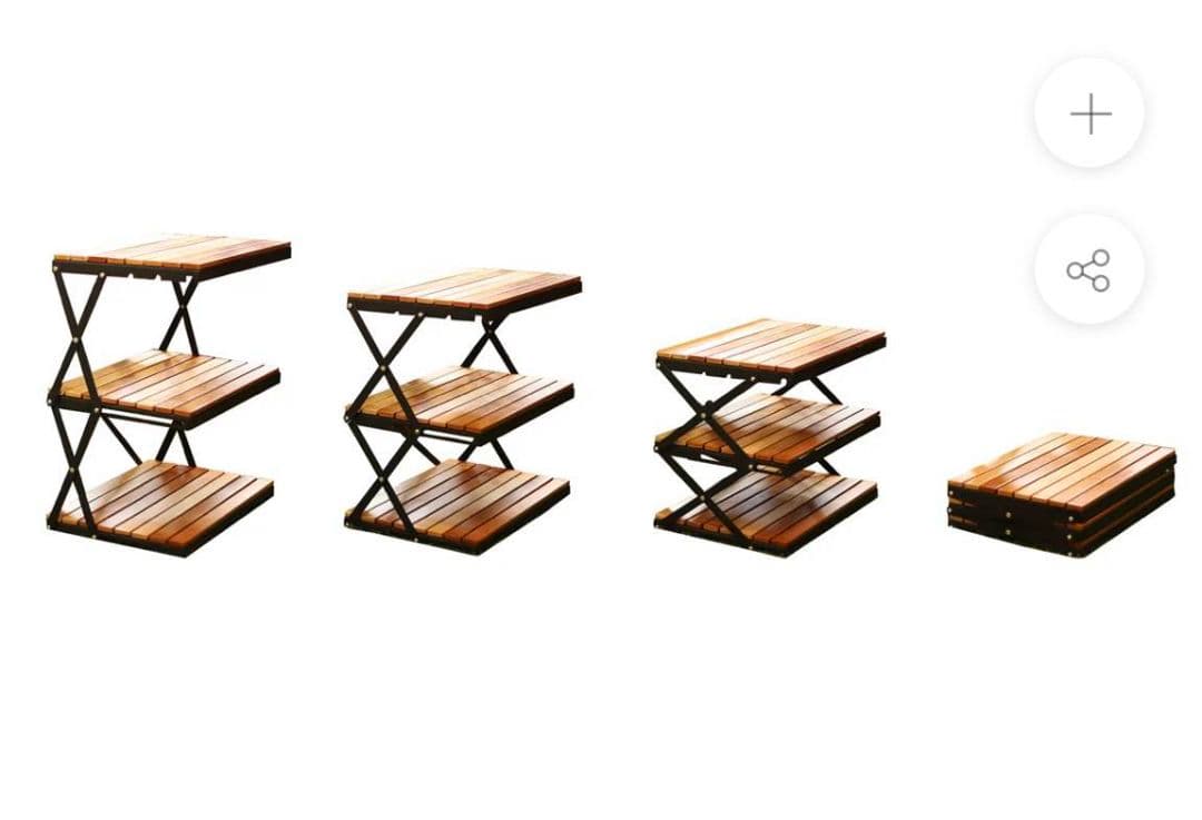 ANOBA 2トーンウッドラック3段 オシャレサイトに 人気！