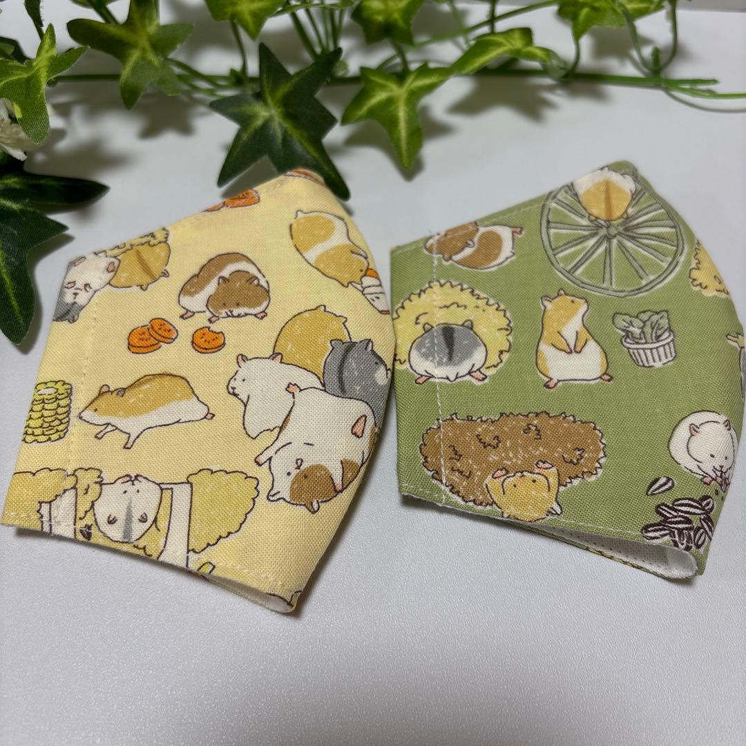 ハンドメイド子ども用マスク2枚セット　G