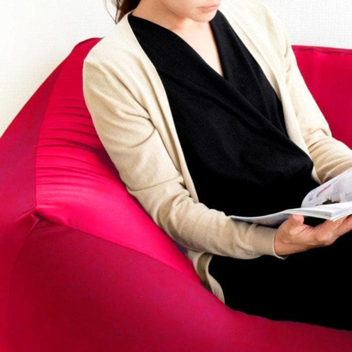 特大 人をだめにするソファ　ビーズクッション ソファ　レッド　未開封　洗濯可能