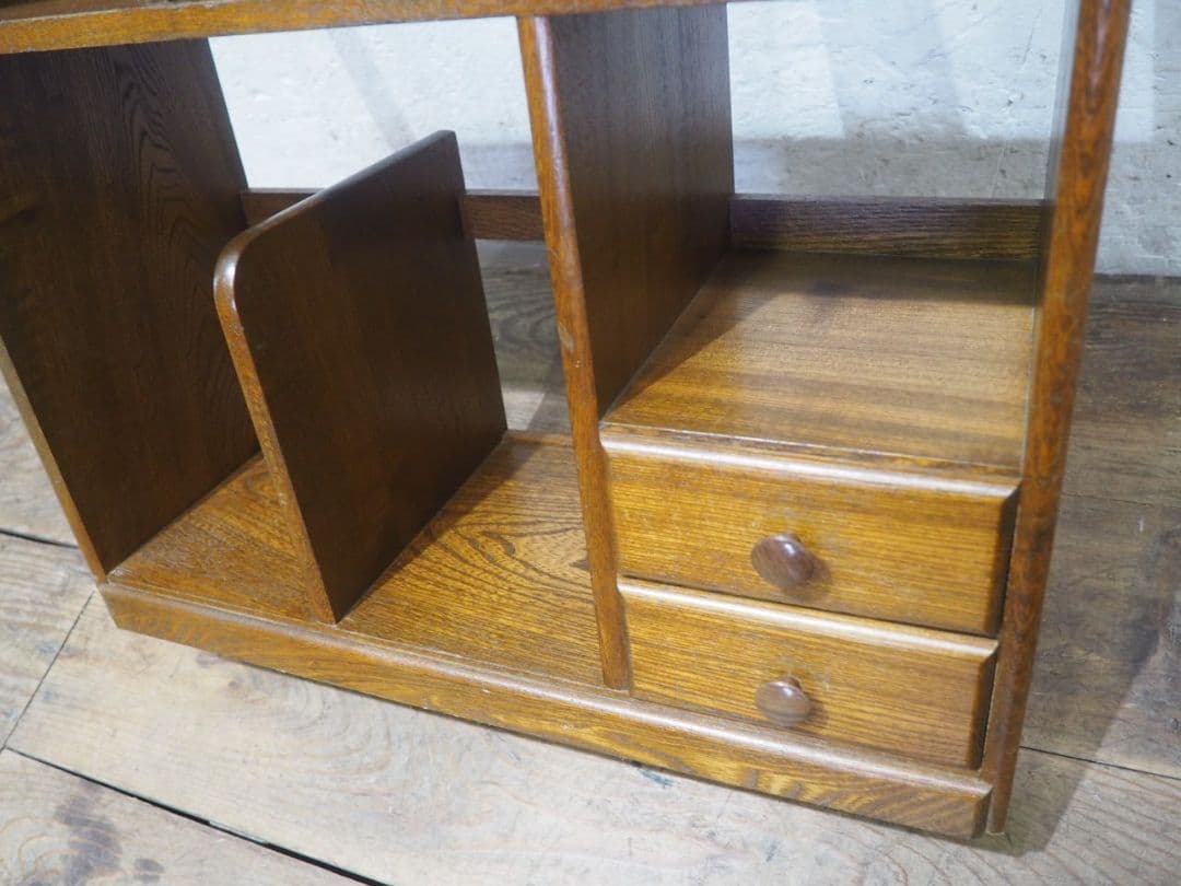 1106 レトロなブックラック　飾り棚　収納棚　本棚　本立て　小物入れ　ケース