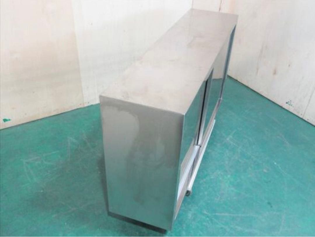 ステンレス‼️引戸付き‼️戸棚‼️used‼️幅120奥30高50‼️