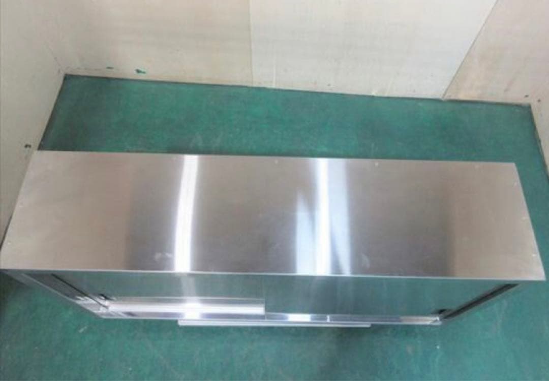 ステンレス‼️引戸付き‼️戸棚‼️used‼️幅120奥30高50‼️