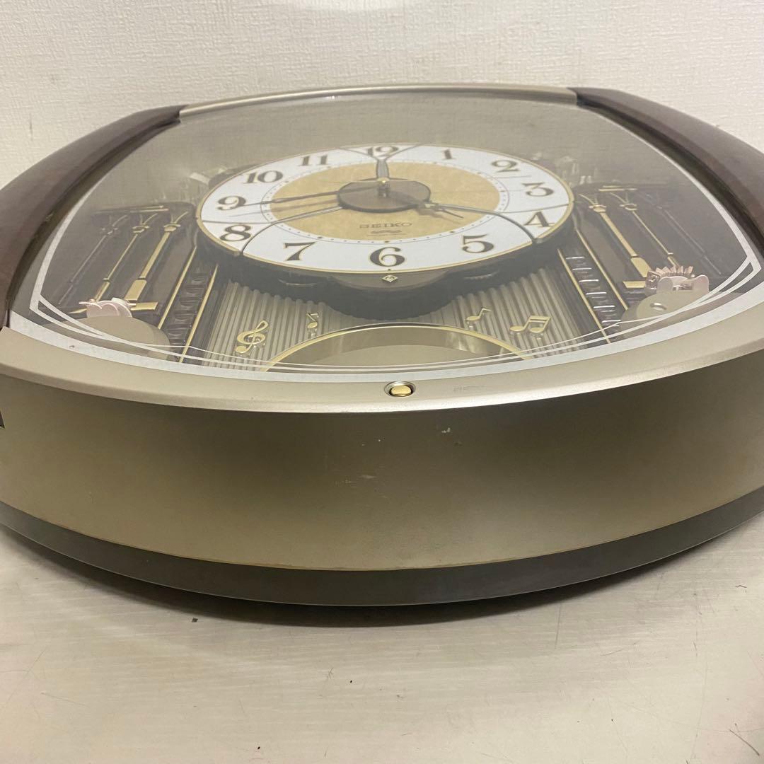 SEIKO からくり時計 アミューズ メロディ時計 電波時計 RE564H - メルカリ